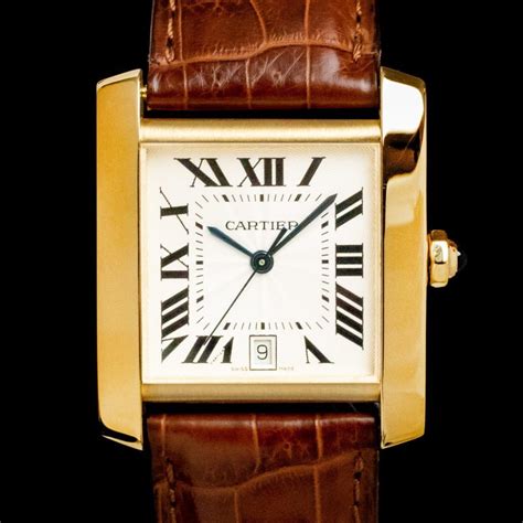 cartier watch thin|vintage cartier tank francaise watch.